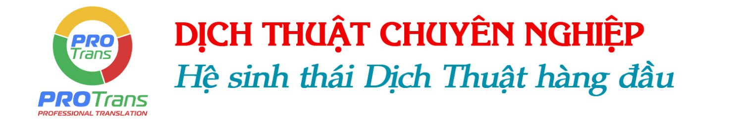 Dịch thuật chuyên nghiệp - DTCN